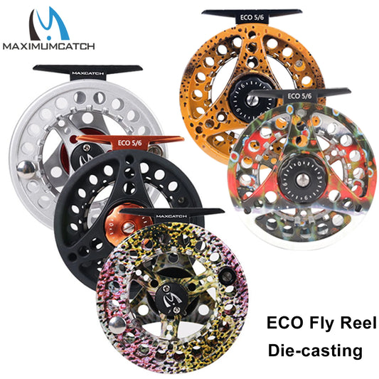 Maximumcatch Fly Fishing Reel 3/4/5/6/7/8 WT Large Arbor Die Casting Aluminum Fly Reel