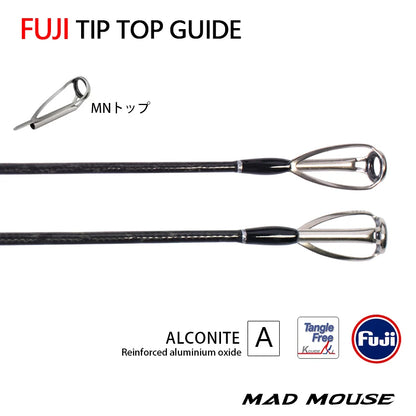 MADMOUSE Japan Full Fuji Parts Slow Jigging Rod 6"3 Jig Weight 80-350G 15kgs Shipping/casting Boat Rod Slatwater Fishing Rod