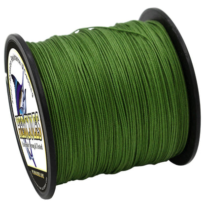 Hercules Braided Fishing Line Sea Saltwater Fishing 8 Strands Army Green 100M 300M 500M 1000M 1500M 2000M 100% PE Trenzado Pesca