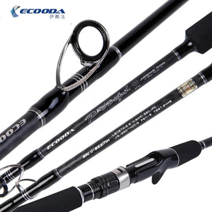 ECOODA EPJ II Full Fuji Parts Single Section 1.6m/1.68m/1.52m Spinning/Casting Rod Corss Carbon Boat Rod Jigging Rod