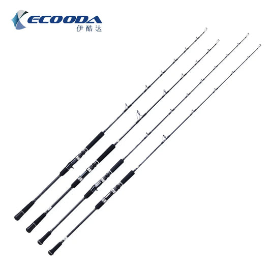 ECOODA EPJ II Full Fuji Parts Single Section 1.6m/1.68m/1.52m Spinning/Casting Rod Corss Carbon Boat Rod Jigging Rod