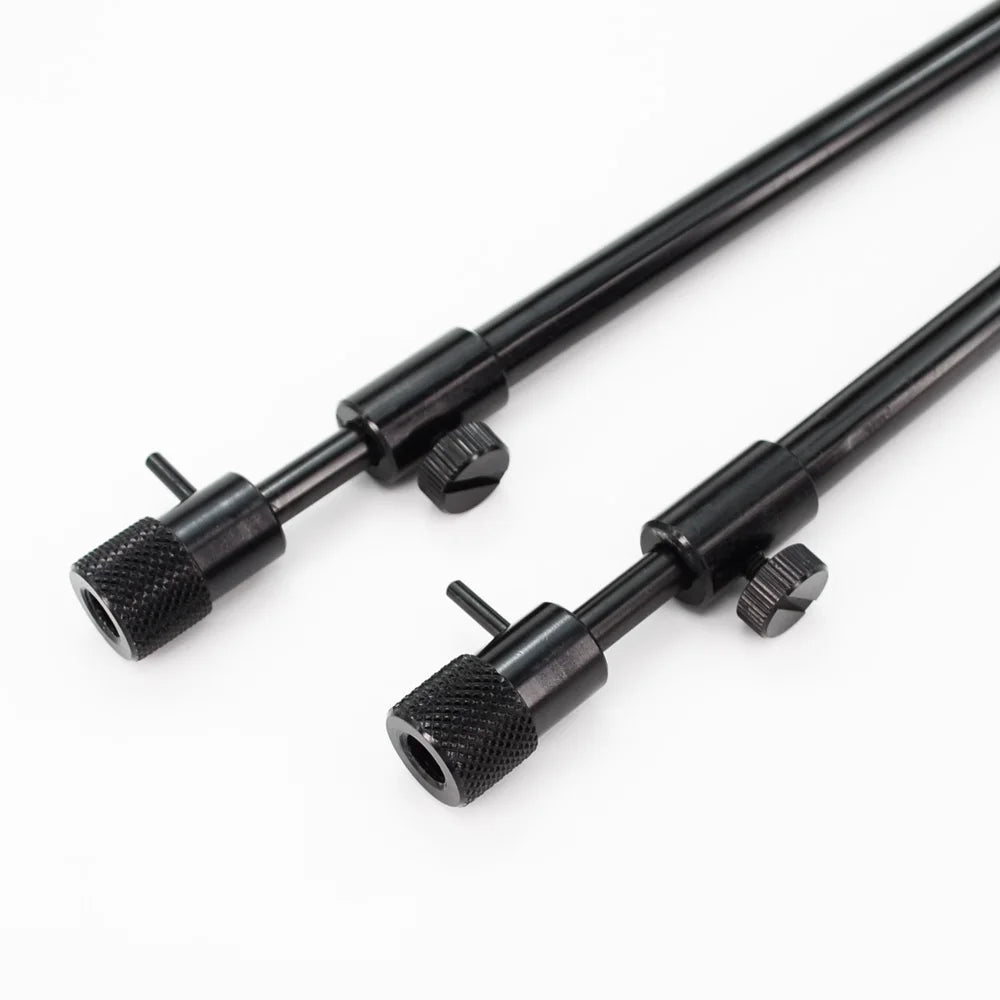 Carp Fishing Buzz Bars 20cm 30cm Fishing Rod Pod Holder Black Buzzer Bar for 2 Rods