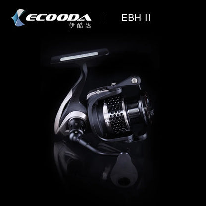 ECOODA Black Hawk II 1500-5000 Metal Spool Spinning Fishing Reels Saltwater/Freshwater Boat Rock Bass Lure Jigging Fishing