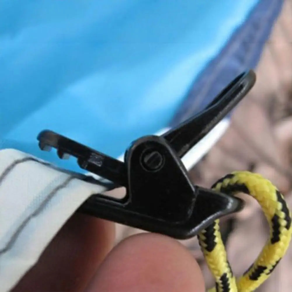 5pcs / 10pcs / 15pcs Tarp Clips For Outdoor Camping an Hiking