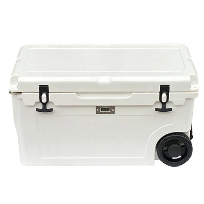 best selling outdoor camping coolers wheeled thermo boxes for food transport