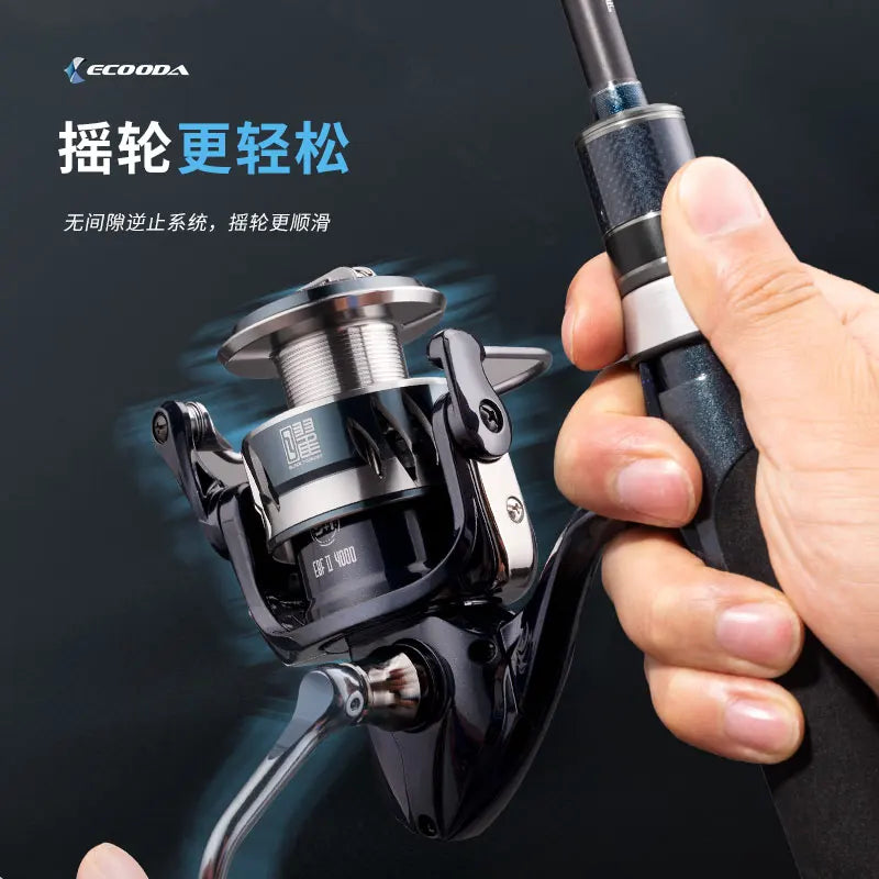 NEW Ecooda Black Thunder II EBF 2000/2500S/3000/4000/5000 Spinning Reel jigging reel Saltwater Fishing Reel