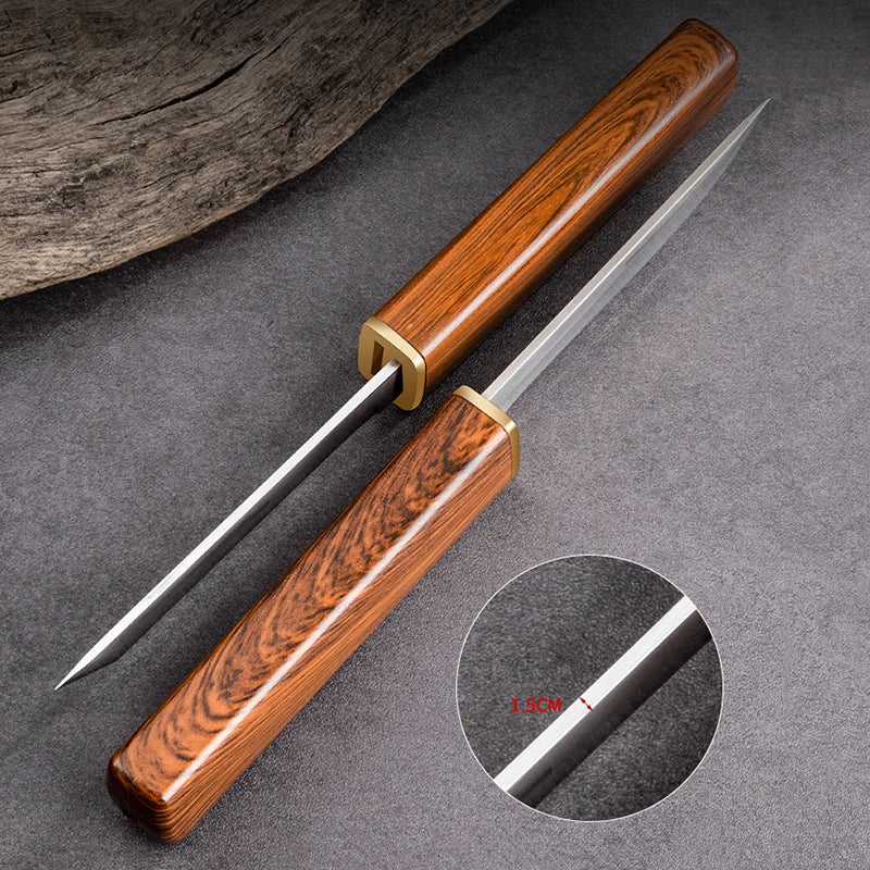 Kitchen Knives Double-Pole Combination Butcher Meat Cleaver Stainless Steel Pocket Knife Boning Knife Barbecue Fishing Knife