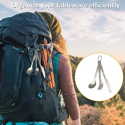 Ultralight Titanium Portable Flatware