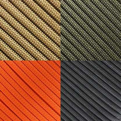 5M/15M/30M 7-Core 550 Paracord 4mm Parachute Cord Outdoor Camping survival Rope kit Umbrella Tent Lanyard Strap Clothesline