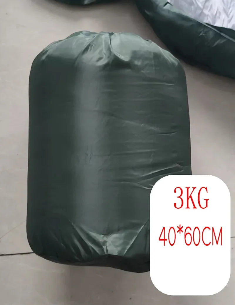 3.5KG Thickened and Widened Winter Sleeping Bag -15 ℃ -25 ℃ Cold-proof Waterproof and Warm Outdoor Sleeping Bag