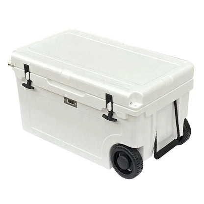 best selling outdoor camping coolers wheeled thermo boxes for food transport