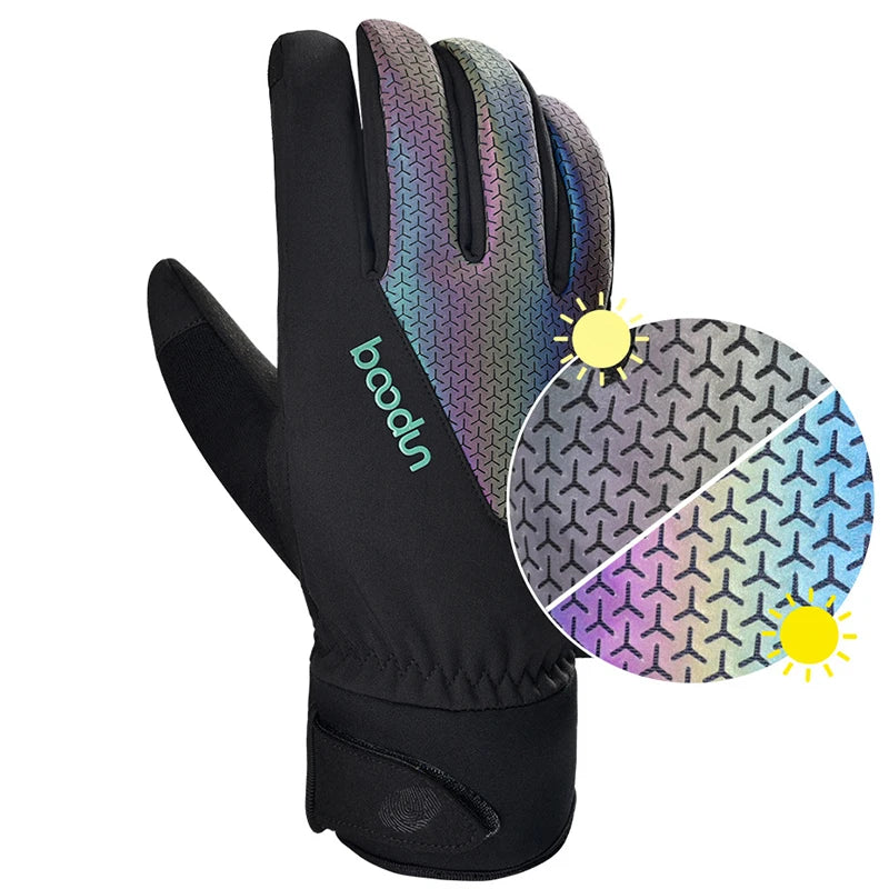 Boodun Winter Gloves Thermal Ski Gloves Men Women Fleece Warm Snowboard Snow Gloves Waterproof Touch Screen Snow Glove