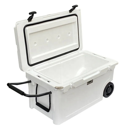 best selling outdoor camping coolers wheeled thermo boxes for food transport