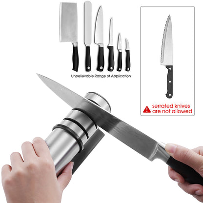 Knife Sharpener Professional 3in1 Kitchen and Field Sharpener